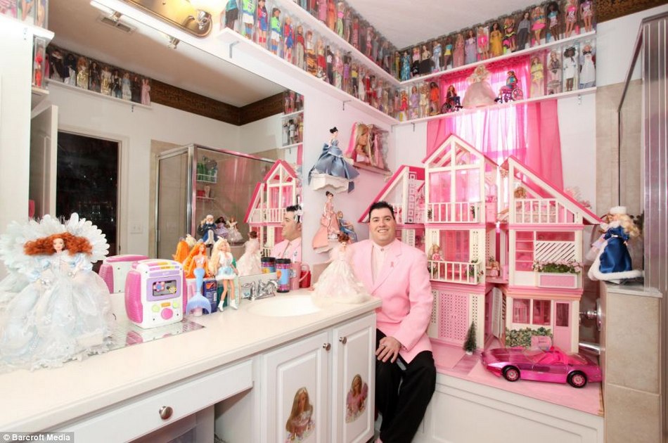 狂热粉丝打造梦想屋收藏芭比娃娃