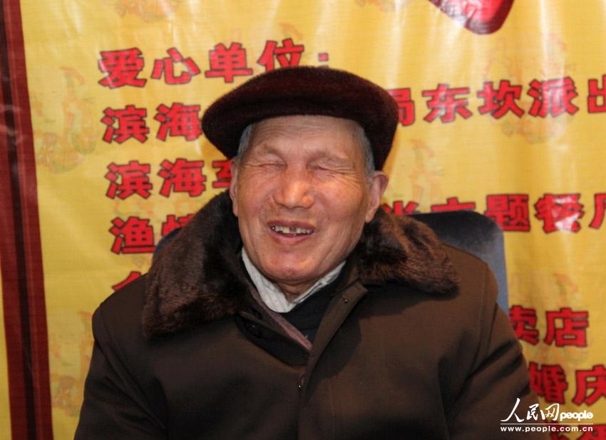 图片故事:江苏滨海八旬老人的心愿