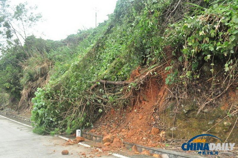 高清:台风 菲特 登陆福建福鼎 现场一片狼藉