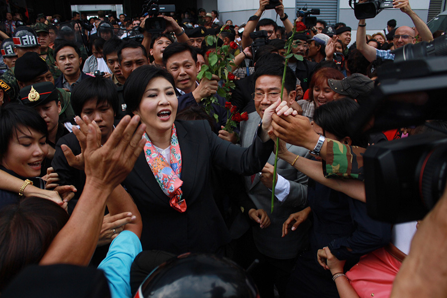 泰国看守总理英拉被判违宪并解职