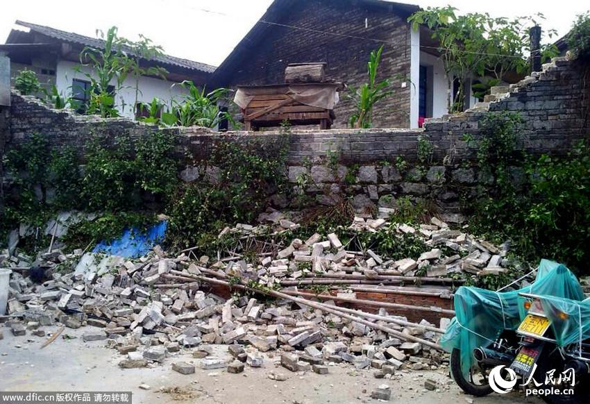 高清组图:云南省盈江县发生5.6级地震