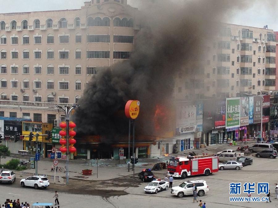 黑龙江安达市一快餐店发生爆炸2名警察受伤