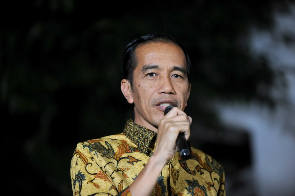 印尼新一届总统佐科召开新闻发布会