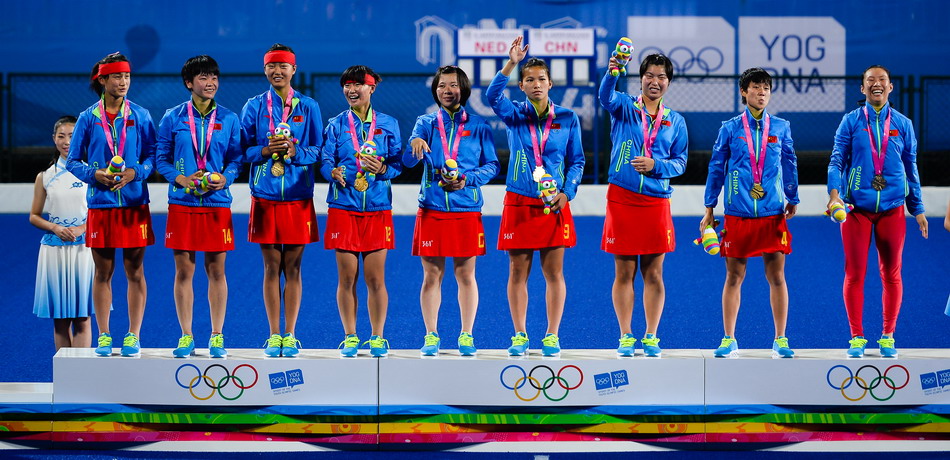 青奥会<em>曲棍球</em> 中国<em>女队</em>夺冠【10】--图片频道-
