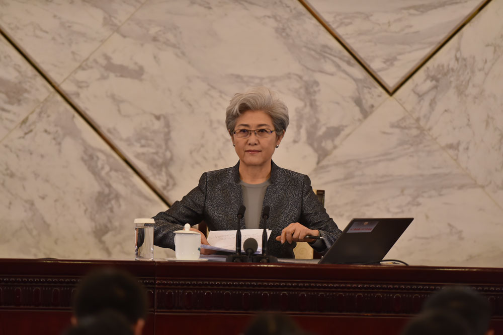  傅莹 回答记者提问--图片频道--人民网
