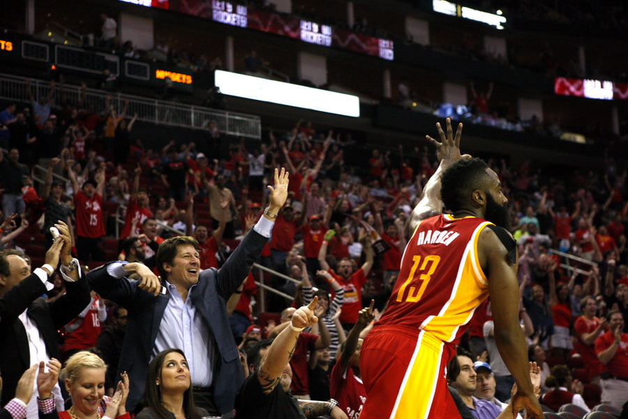 NBA常规赛:火箭胜掘金 哈登夺职业生涯最高分