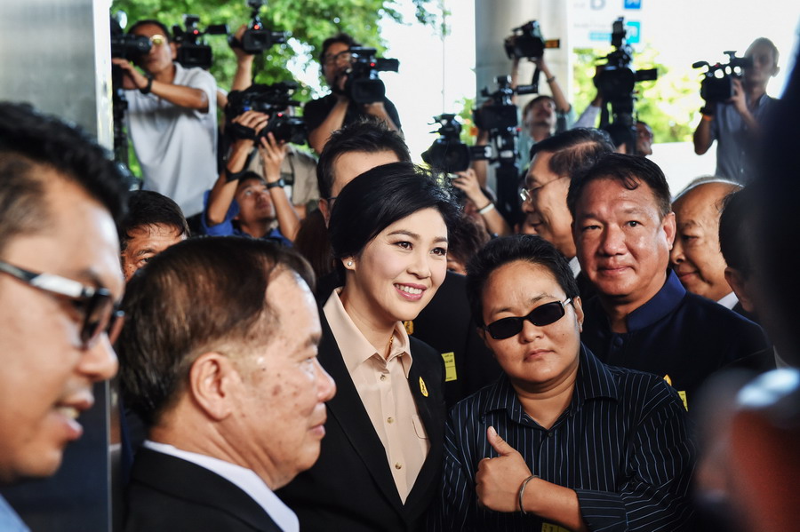 泰国最高法院首次开庭审理英拉大米案