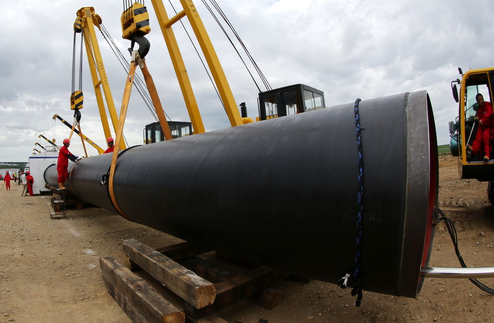 中俄东线天然气管道工程中国境内段开工