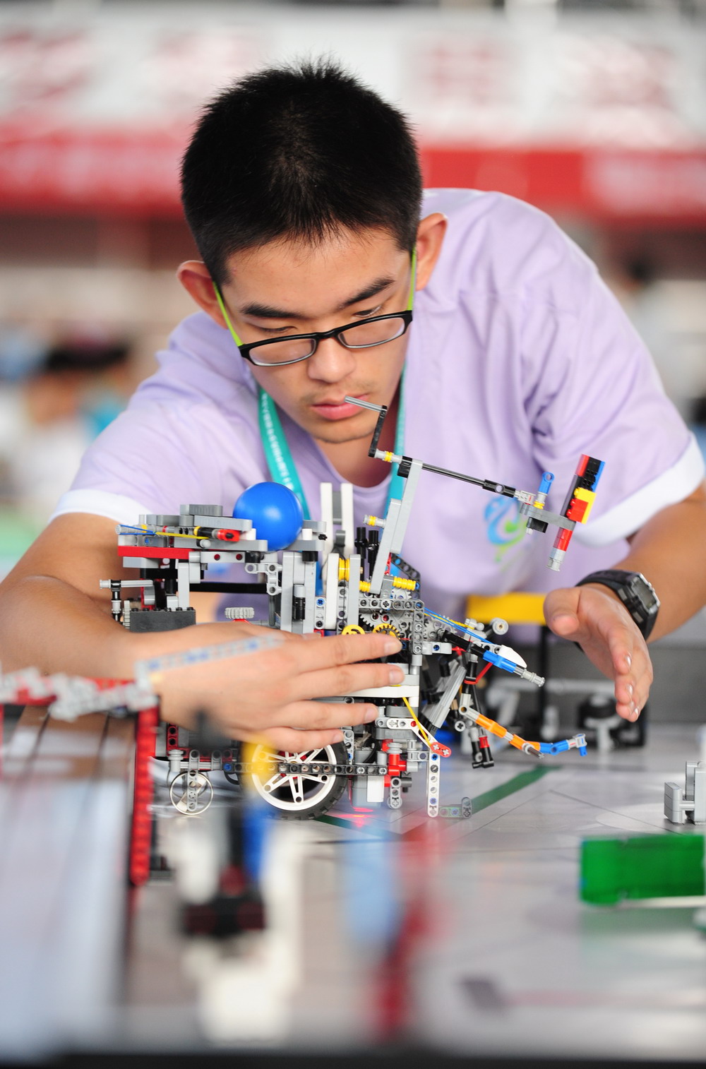 第十五届中国青少年机器人竞赛在鄂尔多斯开赛