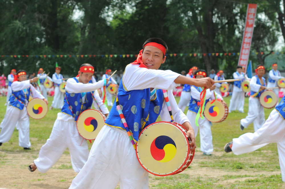 黑龙江宁安朝鲜族群众庆祝流头节