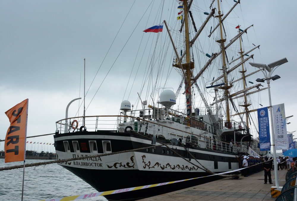 俄罗斯大帆船帕拉达号到访青岛3