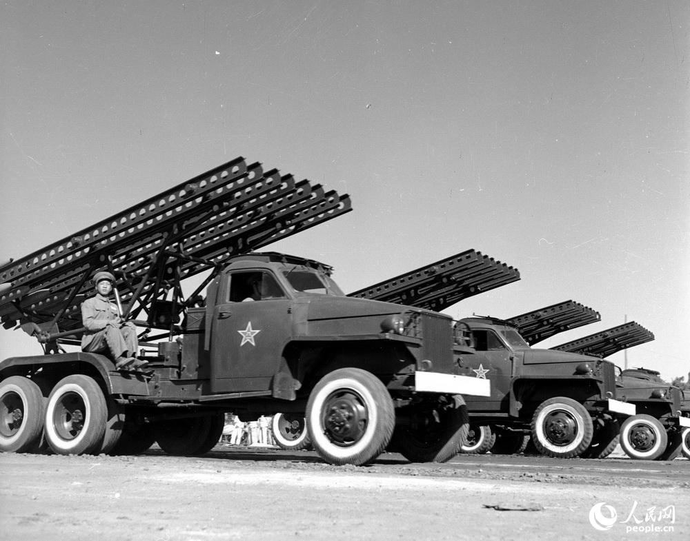 1954年，苏式火箭炮，当时世界上最具威名的炮兵武器，曾在抗美援朝战场上大显神威。吴群摄