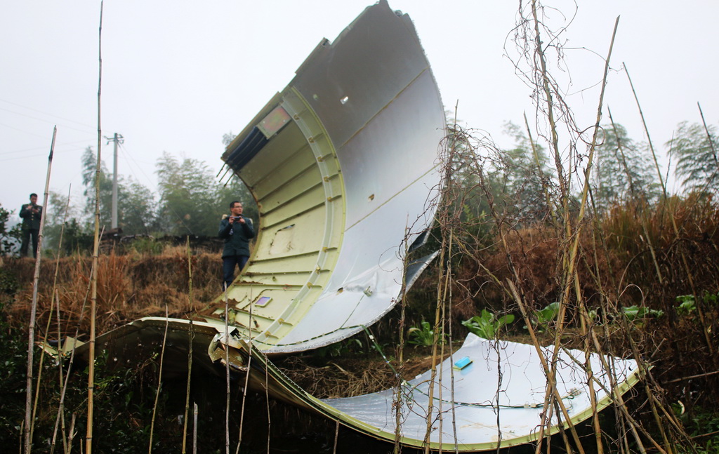 江西遂川中国高分四号卫星整流罩残骸坠落