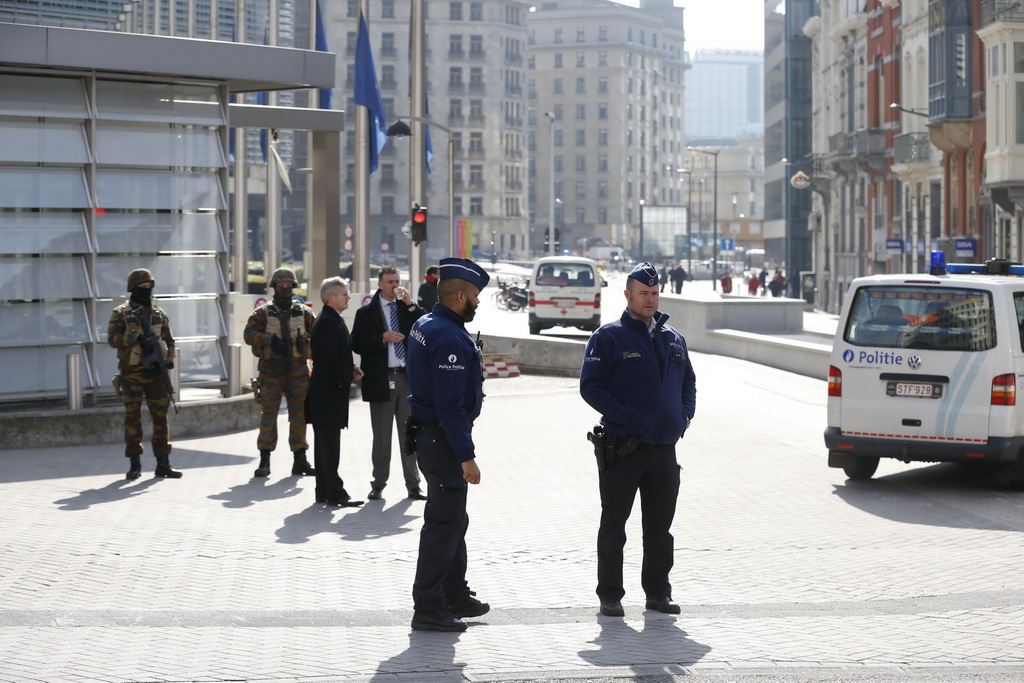 比利时警方警戒欧盟总部 距爆炸点仅几百米