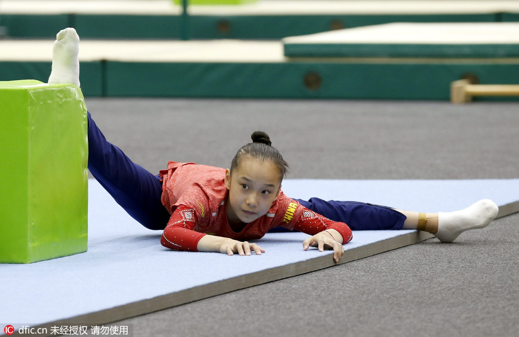 6里约奥运会前瞻:范忆琳领衔中国女子体操队训