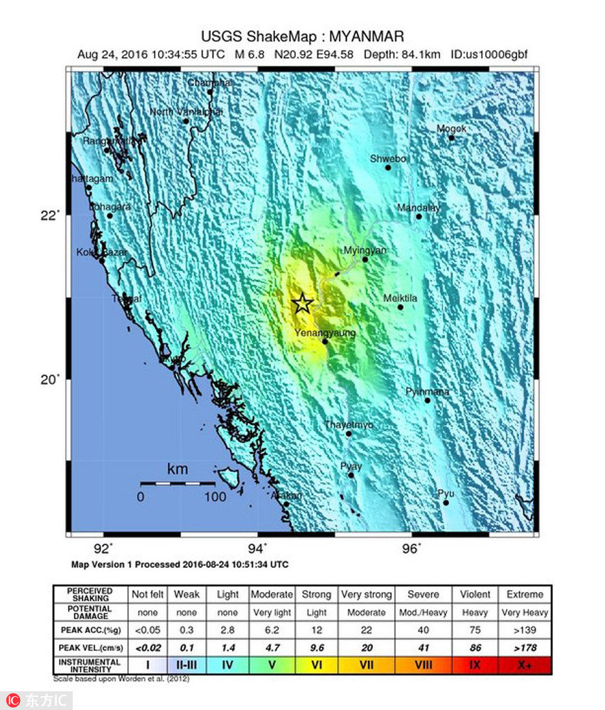 内比都人口_缅甸首都发生地震 目前尚无人员伤亡消息