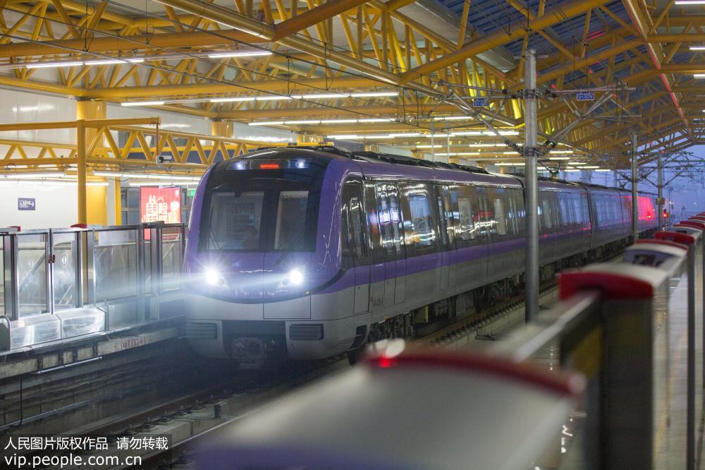 南京地鐵4號線“阿紫”開通試運營【3】
