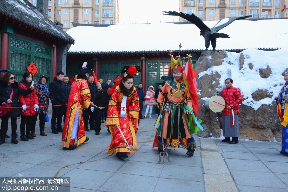 實拍吉林滿族薩滿引龍儀式【5】