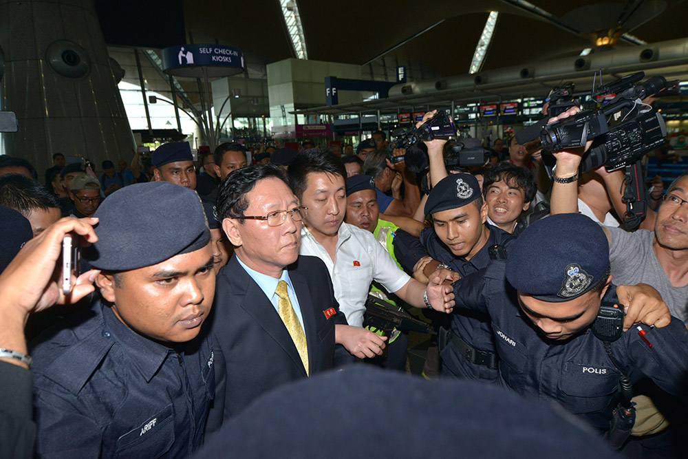 遭逐朝鲜大使离开马来西亚