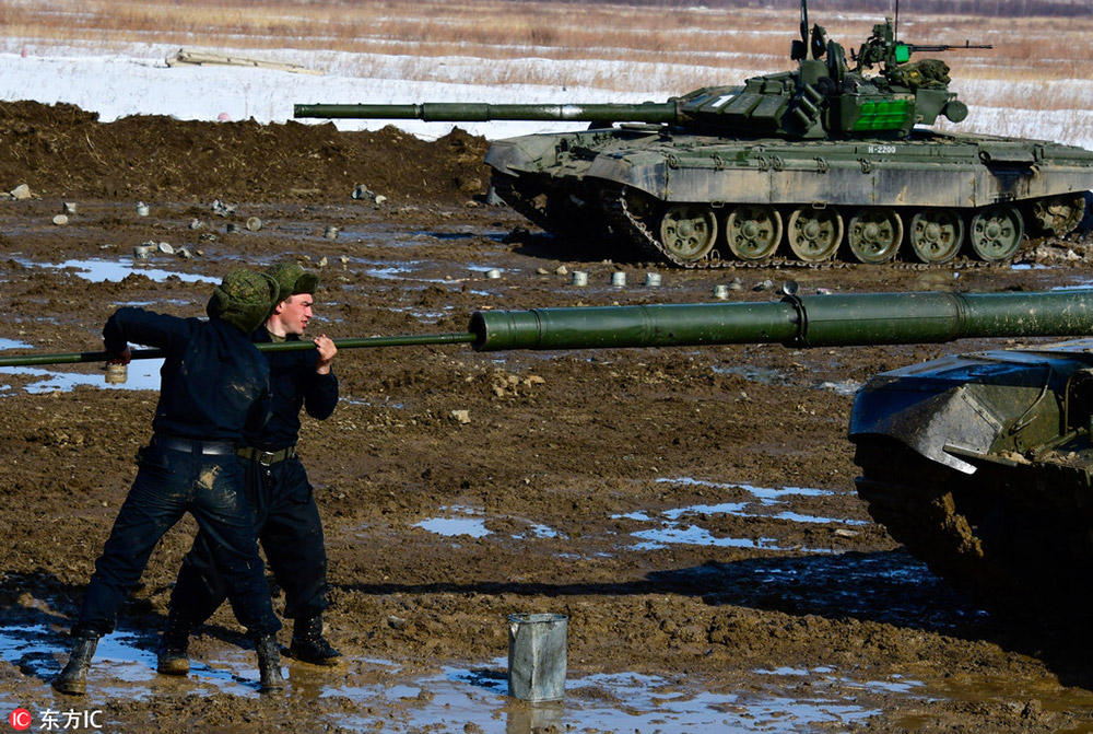 2017國際軍事競賽坦克兩項預選賽在俄羅斯舉行【3】