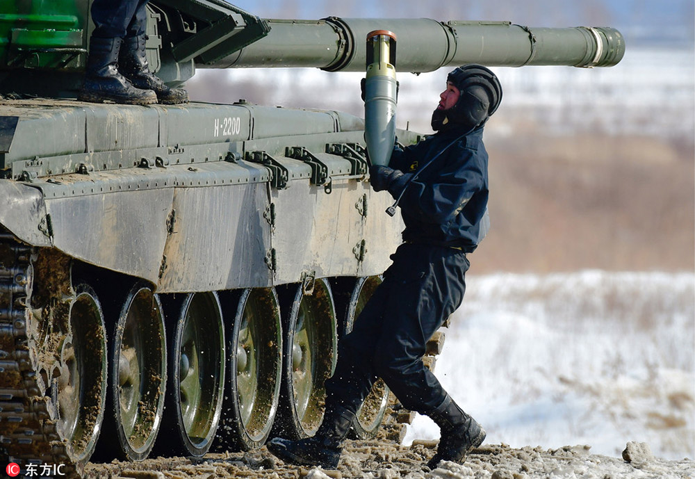 2017國際軍事競賽坦克兩項預選賽在俄羅斯舉行【4】