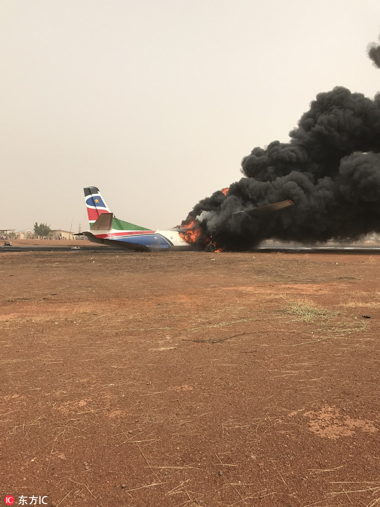 南蘇丹客機著陸時失事 1名中國乘客脫險【3】