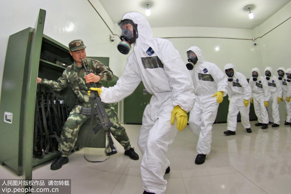 山東煙台：“核電衛士”強化反恐訓練