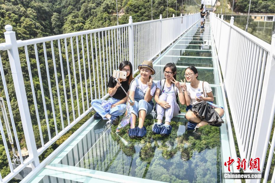 航拍316米廣東最長玻璃橋【3】