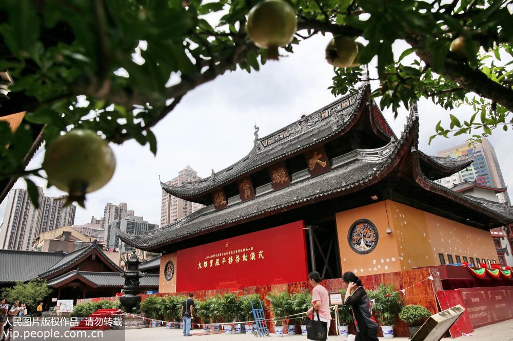 上海玉佛禪寺大雄寶殿將平移30余米 國內首例殿內文物同步平移【6】