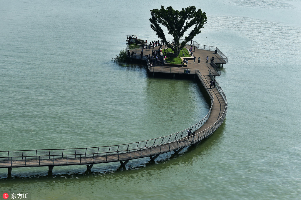 重慶三峽水庫試驗性蓄水目標完成 壯闊平湖生態美景如畫【2】