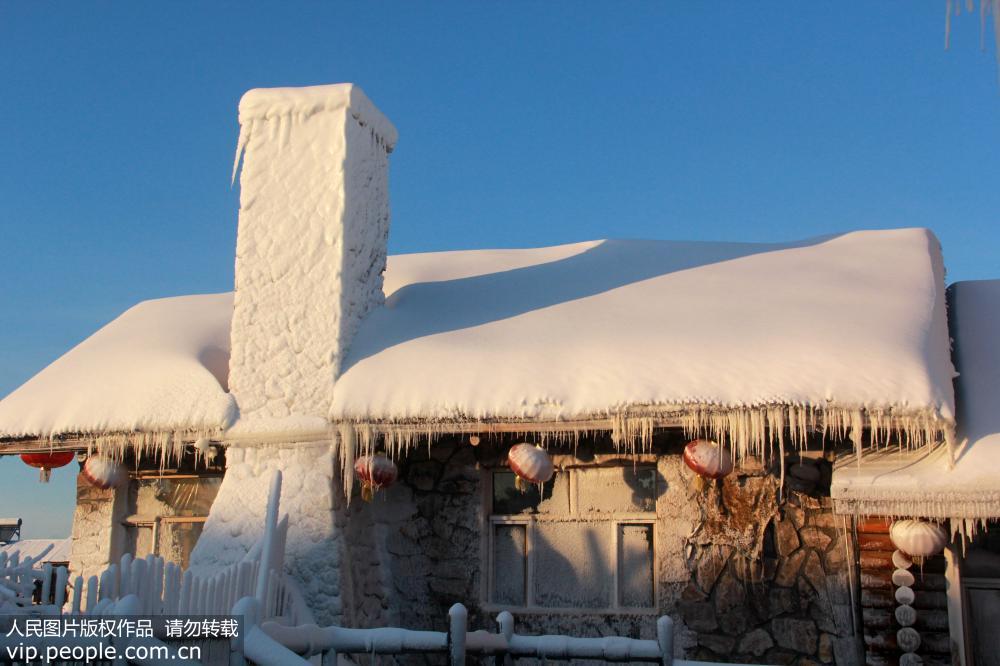 中國最北小鎮-40℃極寒 桌椅板凳房屋全部被凍成冰坨