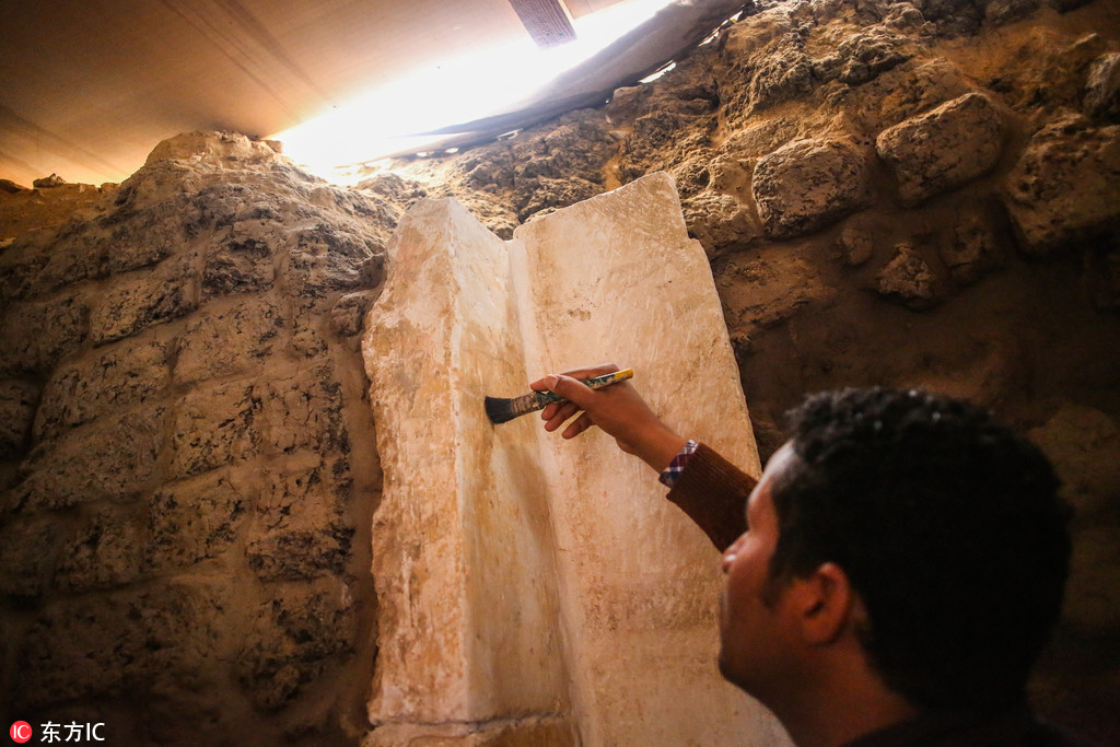 埃及發現4400年前女祭司墓穴 內有罕見壁畫保存良好【4】