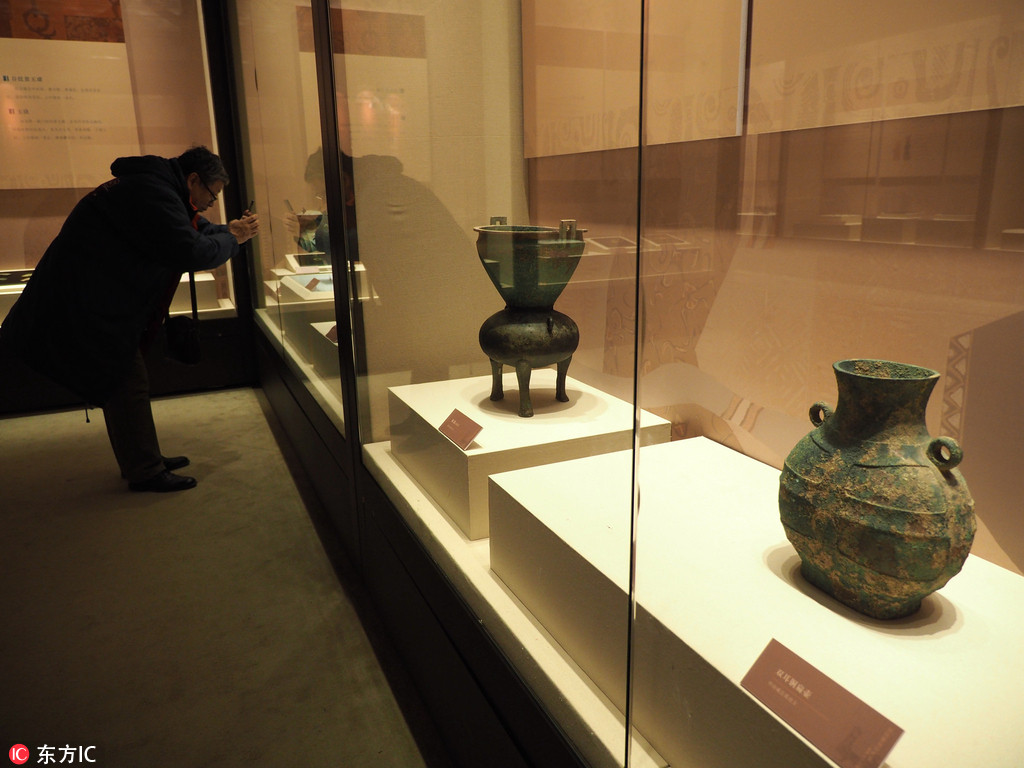 百件古中山國文物亮相中國園林博物館 多為國家一級文物