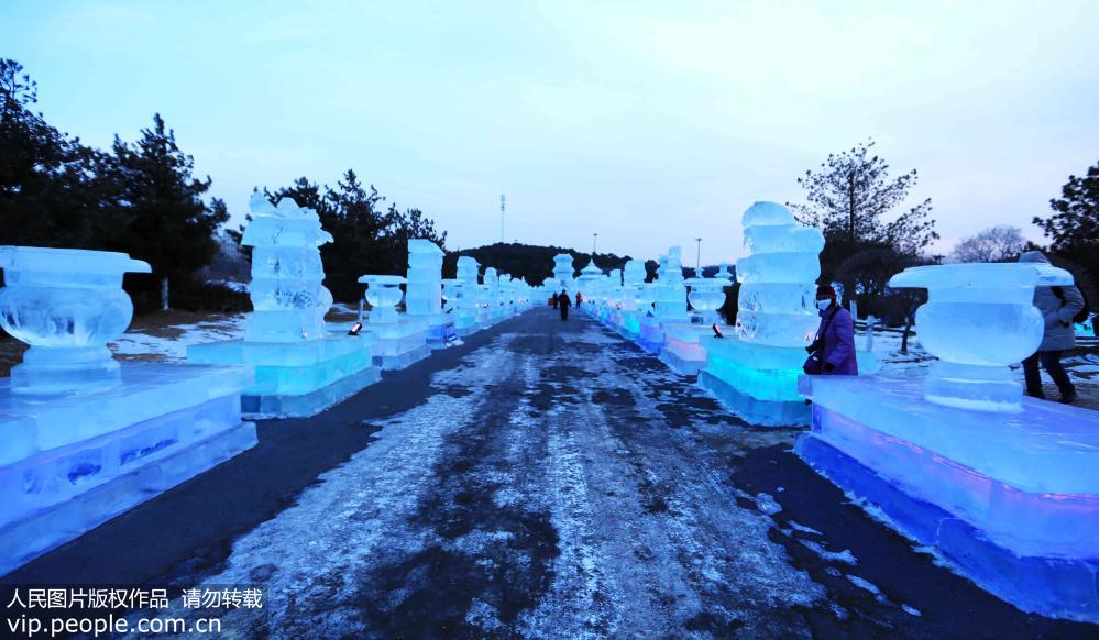 2018中國沈陽國際冰雪節 展出冰雕作品達500余座【5】