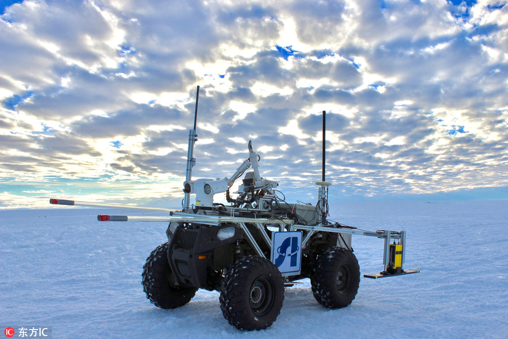 南極科考再添利器 冰結構探測機器人實現探路應用