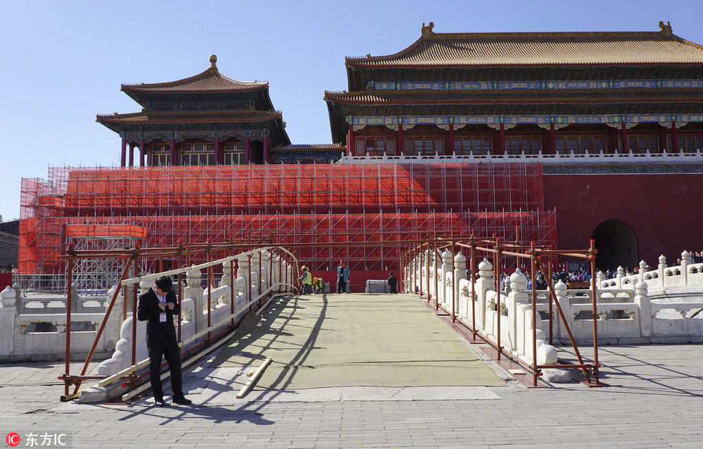 北京故宮對古建筑及地磚大面積修繕 下半年啟動養心殿修繕工程【10】