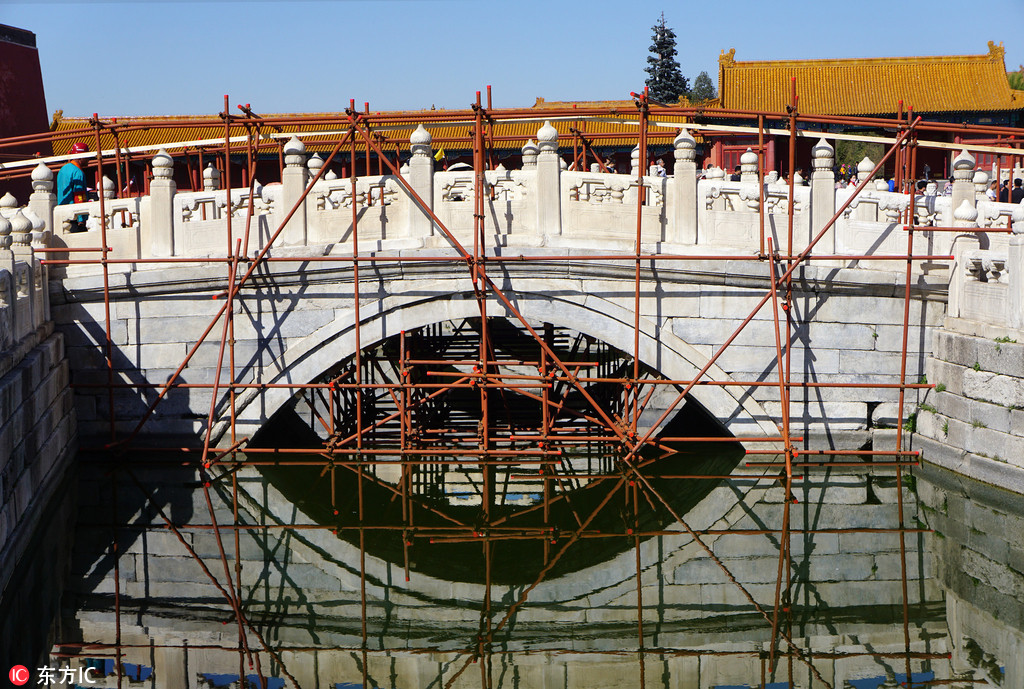 北京故宮對古建筑及地磚大面積修繕 下半年啟動養心殿修繕工程【11】