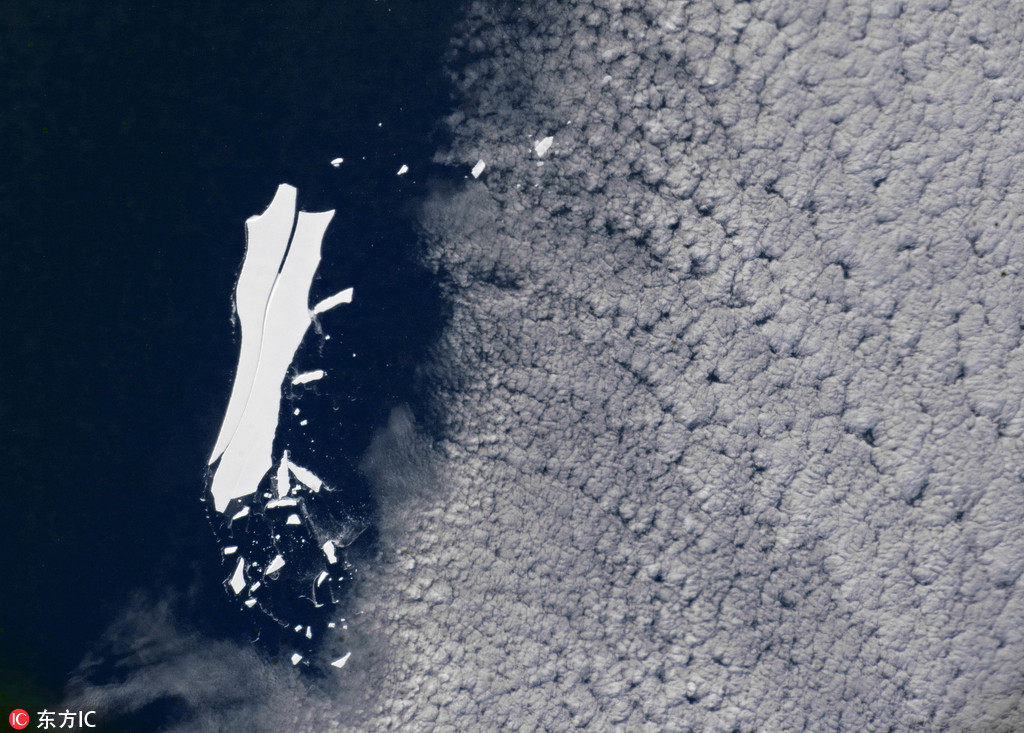 孤獨漂浮18年！巨型冰山B-15正在迅速融化消失【2】