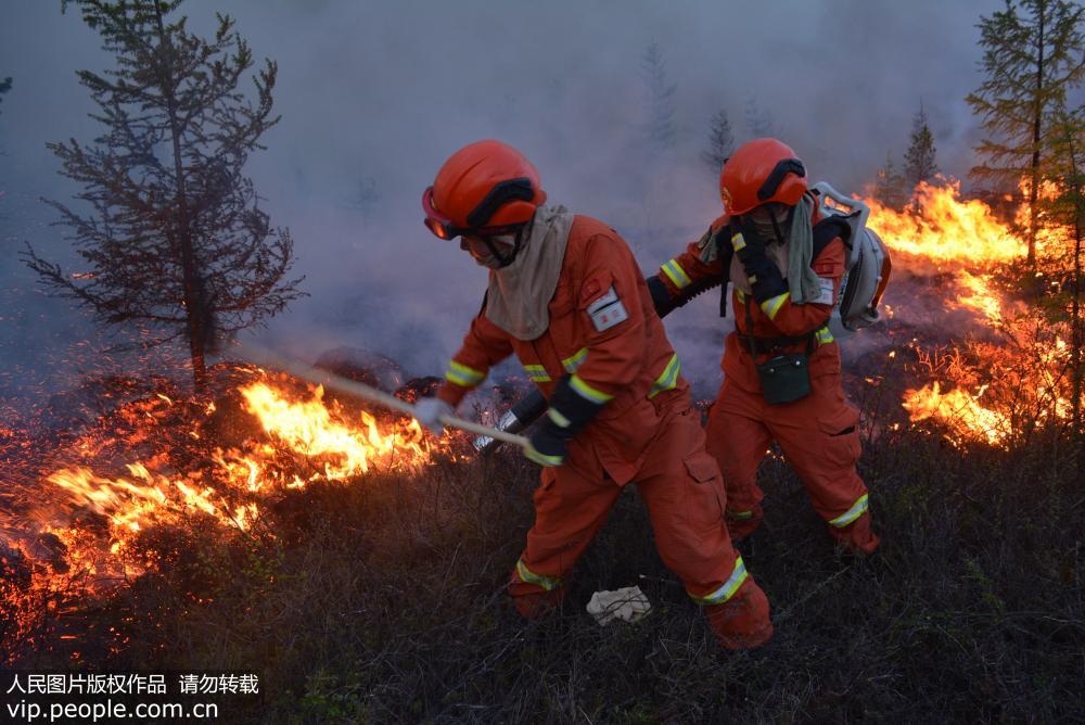 內蒙古大興安嶺北部原始林區發生多起森林火災