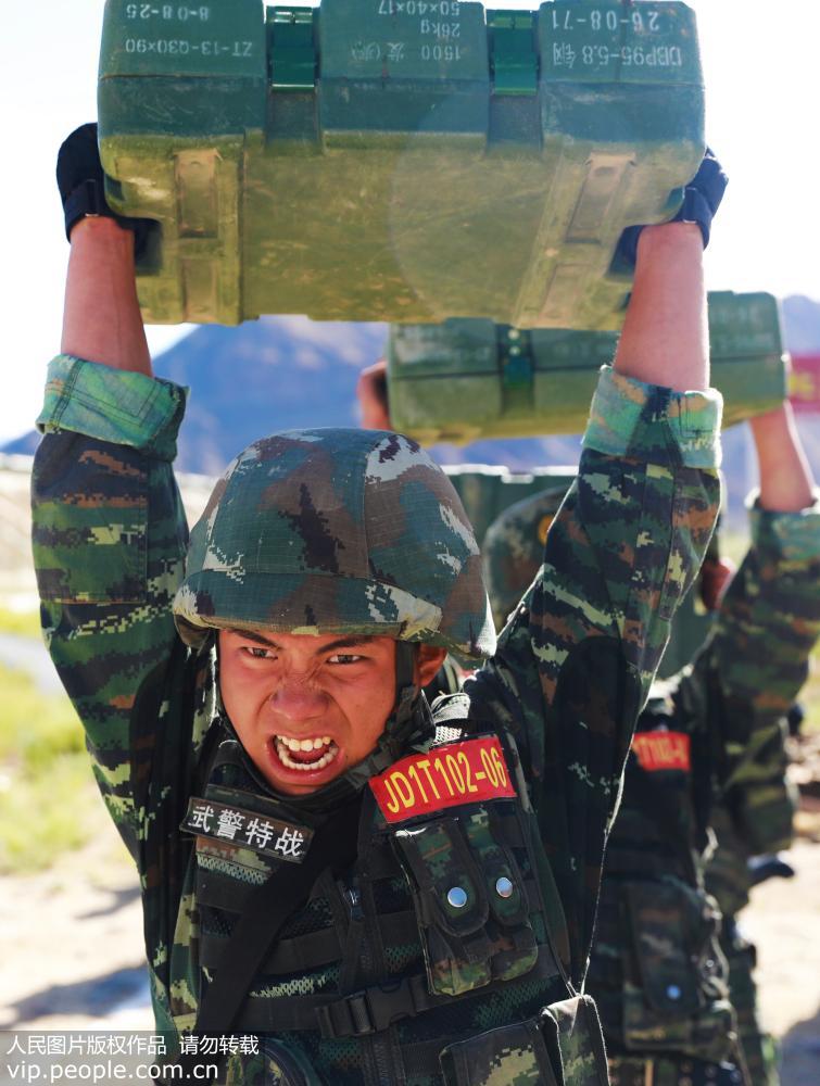 武警西藏總隊：實戰化極限訓練錘煉高原特戰尖兵【4】
