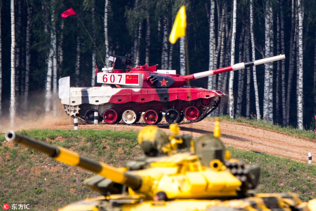 2018國際軍事比賽在俄開幕 中國隊“坦克兩項”小組賽第一【2】