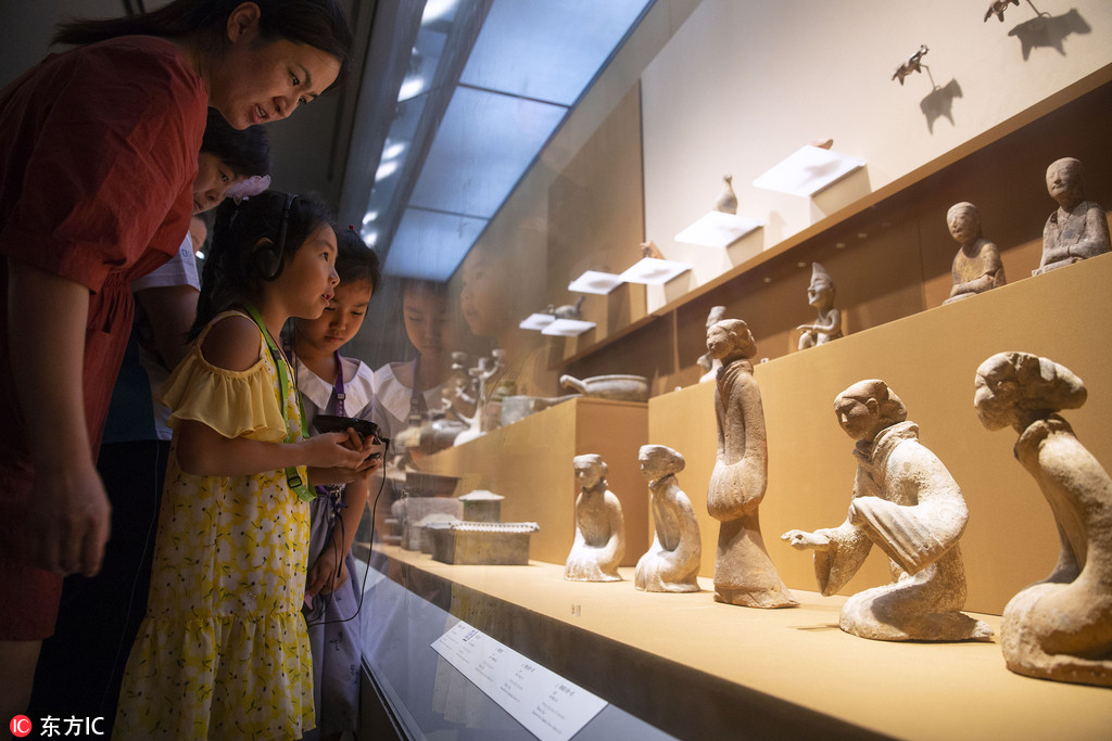 南京小朋友暑假走進博物館 與“國家寶藏”面對面【8】