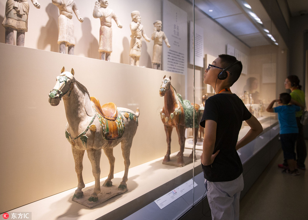 南京小朋友暑假走進博物館 與“國家寶藏”面對面【2】