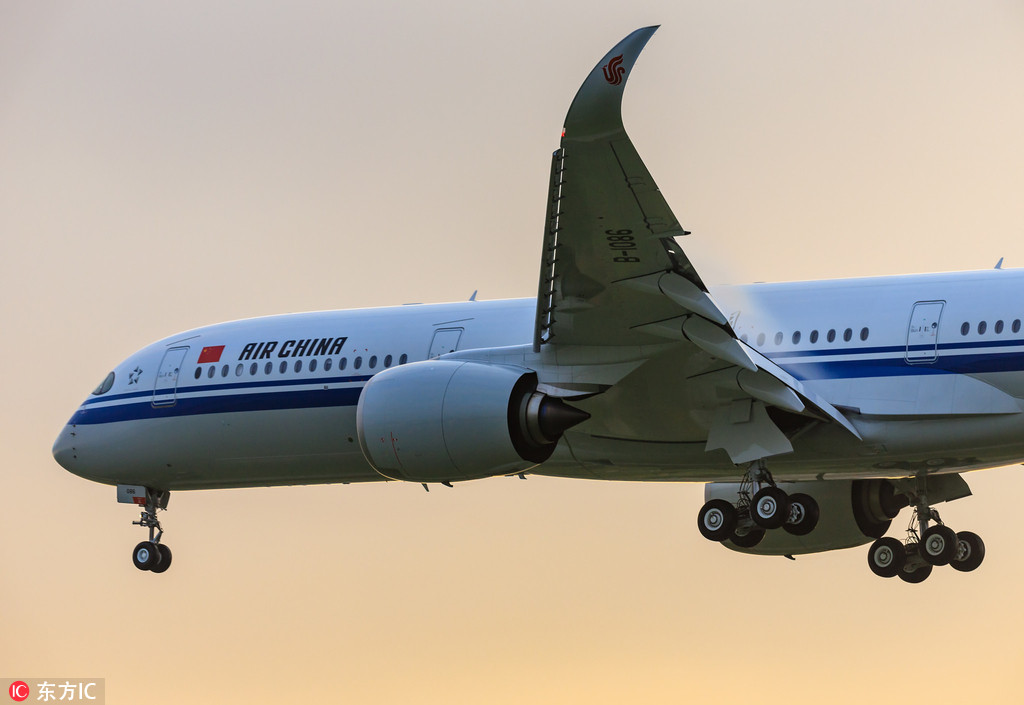 中國內地首架空中客車A350客機完成交付 抵達北京【4】