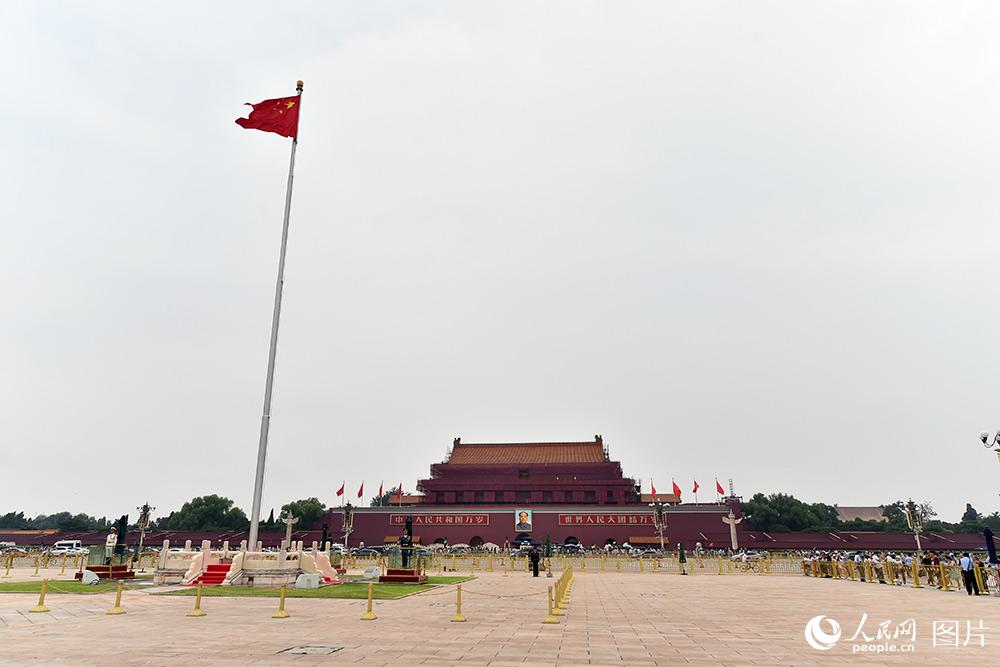 北京天安门城楼修缮进行中【6】