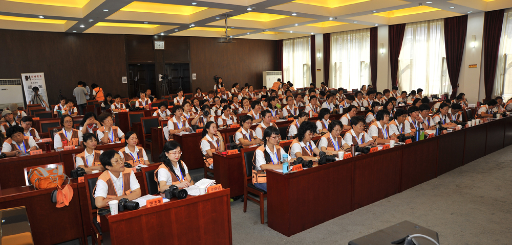 4.中國女攝影家高級研修班開班式現場