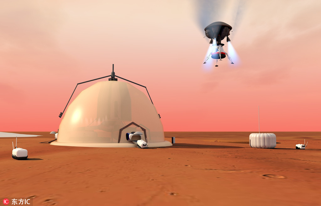 瑞士科學家設計出未來火星自我維持研究基地