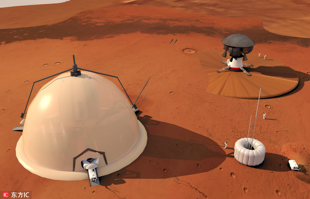 瑞士科學家設計出未來火星自我維持研究基地【2】