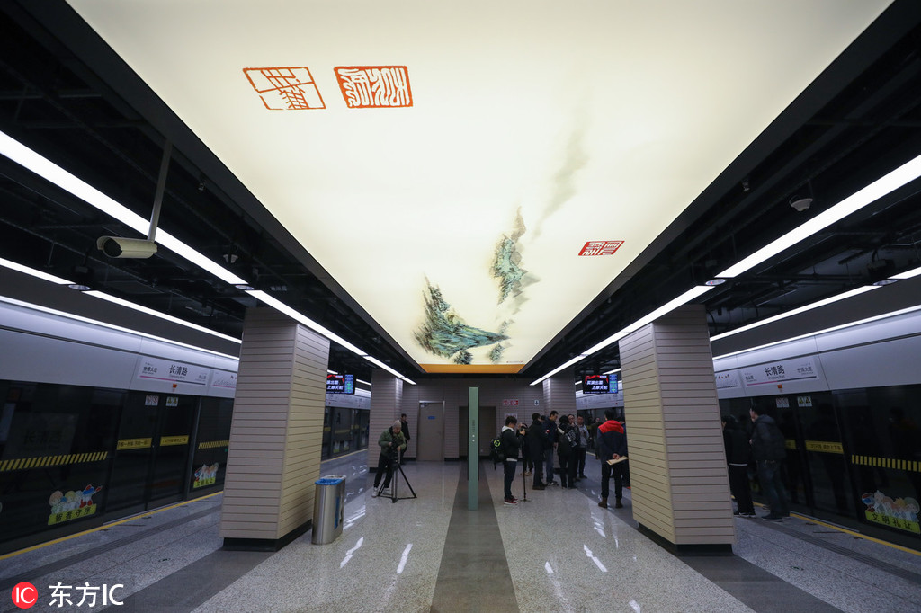 上海地铁13号线二、三期即将通车 机器人、巨大导乘屏看点多多