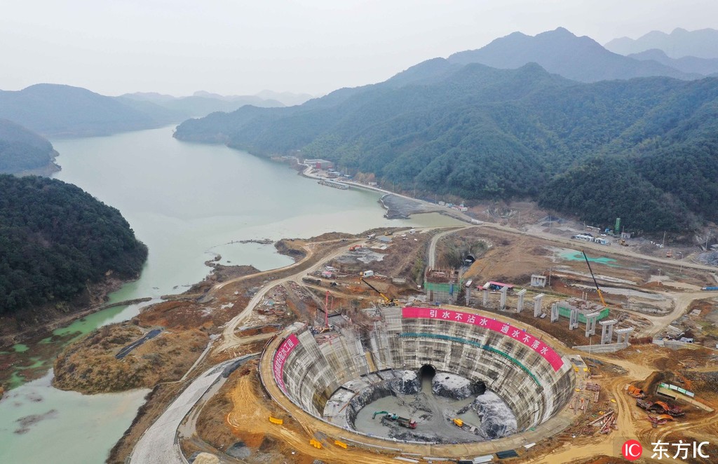 杭州：千島湖配水工程“超級碗”初具雛形【4】